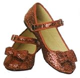 CHILD or Toddler Dorothy Costume Beautiful Ruby Red Childrens Glitter Slippers Fun for Christmas Costumes Too!