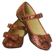 CHILD or Toddler Dorothy Costume Beautiful Ruby Red Childrens Glitter Slippers Fun for Christmas Costumes Too!