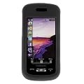 Black Rubberized Snap-On Crystal Hard Cover Case for AT&T Samsung Solstice SGH-A887 Cell Phone