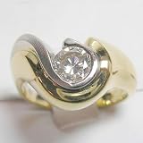 14K Two-Tone Gold Diamond Ring