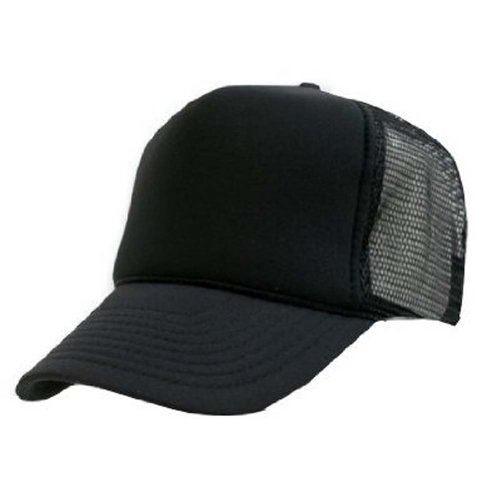 Vintage Trucker Hat Solid - Black