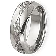 Tungsten Carbide Ring with Tribal Design (8.0 mm) - Sizes 8-14