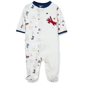 Little Me Airplane Layette Ecru
