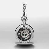 RELIC Hipster Gunmetal Pocket Watch