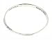 Bracelet - B160 - Bangle Style Inscribed with " "Love.. Joy.. Peace.. Patience.. Kind.. Faithful.. Gentleness.. Self-Control.." ~ Silver Tone Metal