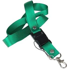 256MB USB 2.0 Necklace Flash Drive (Green)