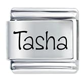 Name Tasha Italian Charms Bracelet Link