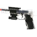 SoftAir Colt 1911 6-Inch Target Model Spring Powered Airsoft Pistol with Laser (Clear)