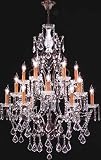 LAMPS BEAUTIFUL Charleston Eighteen Light Crystal Chandelier by James R. Moder--Excellent customer service--see our feedback.