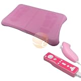 For Wii Fit Game Balance Board Skin & Remote Case Pink