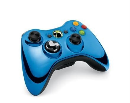 New Microsoft Xbox 360 Special Edition Chrome Series Wireless Controller Good Quality Fast Shipping