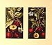 Miniature Peaches I, Art Poster by Du Moncean, size 14" x 18"