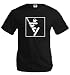 T-Shirt Baseball-Piktogramm-XL-Black-White