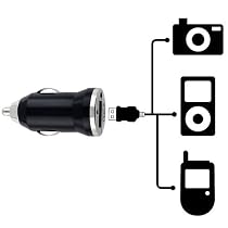 Universal Mini USB Car Charger Adapter, Black