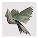 Ancient Graffiti Hanging Verdigris Cardinal Outdoor Decor
