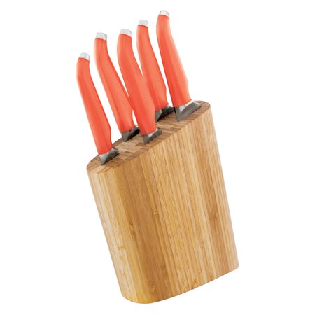 Furi Rachael Ray Essential Gusto-Grip 6 pc. Bamboo Knife Block Set