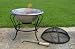 Outdoor Living : Stainless Steeel Firebowl with mesh cover 46cm high, by Buchanan