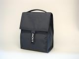 Grey Personal Cooler Lunch bag,gel lined, folds compactly and stores directly in the freezer, no ice needed!