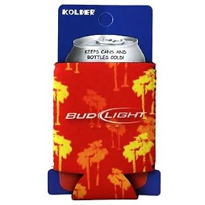 Bud Light Tropical Orange Beer Can Kaddy Koozie Cooler by 