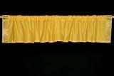 Yellow Sari Rod Pocket / Pole Top Valance - Pair