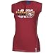 Reebok San Francisco 49ers Ladies Red Astronomy Split Neck T-shirt