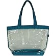 Teal Blue Lug Clearview Straps Tote Great for travel beach