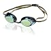Speedo Vanquisher 2.0 Plus Mirrored Goggle, Black Gold