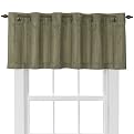 Zania Stripe Valance - Loden (80x20")