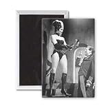 Diana Rigg The Avengers - 3x2 inch Fridge Magnet - large magnetic button - Magnet