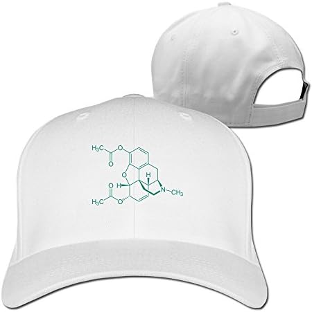 Got Heroin Chemistry Joke Snapback Adjustable Baseball Cap White
