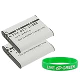 Young Micro (2-Pack) LI-50B 925mAh Li-Ion Battery Compatible with Olympus Stylus 6000 Digital Camera Yellow
