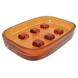 Cubo（キューボ）  クリアソープディッシュ　オレンジ