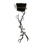 4-Bottle Floor Wine/Glass Holder