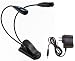 2 Headed Clip-on Music Stand Light with a Set of AAA Batteries and a AC Adapter Included
