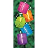 Lantern Lights Multicolored 10 Patio Light Set, 7-1/2-Foot