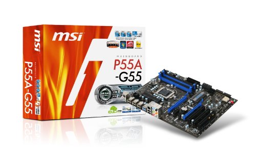 MSI LGA1156 USB 3.0 + SATA 6Gb/s Intel P55 Chipset Motherboard P55A-G55