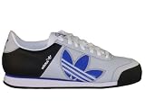 adidas - Adidas Samoa Trefoil X Black/Blue/Grey Leather Shoes
