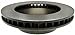 ACDelco Gold 18A101 Black Hat Rear Disc Brake Rotor