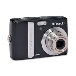 Polaroid i1036 - Digital camera - compact - 10.0 Mpix - optical zoom: 3 x - supported memory: SD, SDHC - black