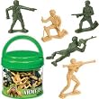 Army Soldiers Play Set in Easy to Carry Container with Lid