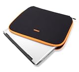 Canyon CNR-NB11AO Notebook Schutzh&uuml;lle Sleeve bis 25,4 cm (10 Zoll) schwarz / orange