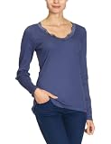edc by ESPRIT Damen Langarmshirt 091CC1K012