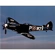 RAF Spitfire (In Sky) Art Poster Print - 13x19