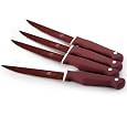 Paula Deen 4-Piece Steak Knife Set, Red 52097