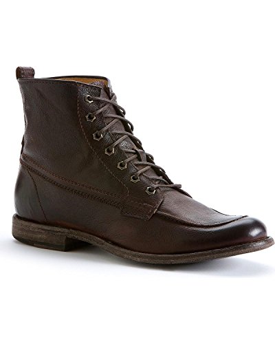 FRYE Men's Phillip Work Boot Dark Brown 11.5 M US