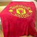 Manchester United Fleece Blanket Throw Single OFFICIAL Image