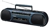 Panasonic RX-FT53-K ラジオカセット (ブラック)