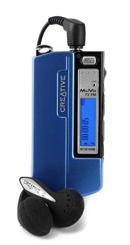 Creative MuVo TX FM 512 MB MP3 Player Blue