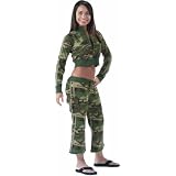 Woodland Camouflage Womens Capri Sweatpants