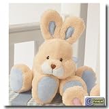 Buffy the Bunny Blue Rattle Plush Toy